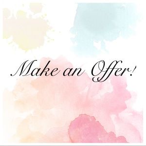 I accept reasonable offers